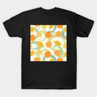 Patterned Oranges and Lemons T-Shirt